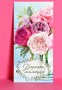 Конверт для денег "Дорогой мамочке" тиснение, букет цветов - фото 13530