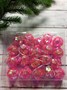 Электрогирлянда шары розочки 4см 20 лампочек, цвет розовый - фото 13561