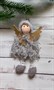 Елочная игрушка текстильная Ангел, ассорти - фото 13565