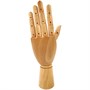 Манекен художественный "рука" Гамма "Студия", мужская левая, деревянный, 30см - фото 14632