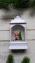 Декор Фонарь новогодний с плавющими блестками, 6*2,5*12,5см, ассорти - фото 15023