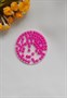 Бусины пластик жемчуг 8мм 20гр розовый - фото 16264