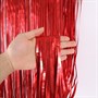 Дождик-шторка 1*2м, цвет красный металлик - фото 16402