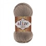 Пряжа Alize Diva stretch 8% эластик/92% микрофибра 100гр, цв.167 Бежевый 104968 - фото 16415