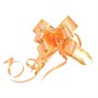 бант-бабочка 2,8*44см цвет оранжевый с золотыми полосками - фото 17546