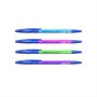 Ручка шариковая ErichKrause R-301 Neon Stick & Grip, узел 0.7мм, чернила синие - фото 17715