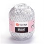 Пряжа YarnArt Bright 80% полиамид/20% люрекс, 90г/340м №128 Белый 107165 - фото 19029