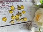 Подвеска Цветок эмаль цв. желтый/золото - фото 19427