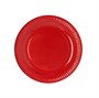 Набор одноразовых тарелок 18см 10шт, цв красный - фото 19885