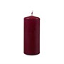 Свеча классическая пеньковая 40*90мм цв. бордовый - фото 20817
