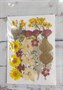 Декор Сухоцветы мини "цветочки" ассорти 10*14см, желто-молочный микс - фото 20821