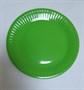 Набор одноразовых тарелок 16см 10шт, цв светло зеленый - фото 21105