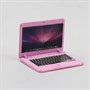 Кукольный ноутбук MacBook розовый, 1 шт - фото 21261