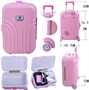 Копилка "чемодан" 10.5*8x17 см, цв розовый - фото 21705