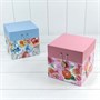 Коробка подарочная Акварельные цветы куб 11,5*11,5*12см - фото 21717