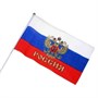 Флаг Россия триколор 60см  - фото 21835