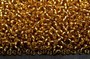 Бисер Чехия preciosa 5гр цв.17050 золотистый, серебр. линия внутри - фото 22038