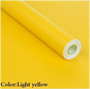 Пленка самоклеющ цветная рулон 45см*10м, цв. желтый  - фото 22105