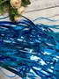 Дождик-шторка 1*2м, цвет голубой металлик - фото 22176