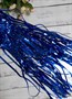 Дождик-шторка 1*2м, цвет серебряные звезды на синем металлик - фото 22180