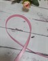 Лента атласная цв нежно-розовый 1см 1 метр - фото 23080