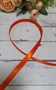 Лента атласная цв оранжвый 1см 1 метр - фото 23087