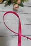 Лента атласная цв ярко-розовый 1см 1 метр - фото 23093
