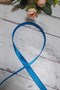 Лента атласная цв ярко-голубой 1см 1 метр - фото 23101