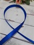 Лента атласная цв синий 1см 1 метр - фото 23118