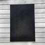 Фоамиран А4 глиттер 1,5мм черный - фото 23876
