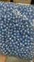 Бусины прозрачные квадрат с белой серединой 500гр цв голубой - фото 25343