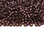 Бисер Чехия preciosa 5гр цв.27060/1 матовый фиолетовый, серебряная линия внутри - фото 25525