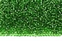 Бисер Чехия preciosa 5гр цв.57100 зеленый, серебряная линия внутри - фото 25538
