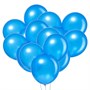 Н-р воздушных шаров 12", "металл", цвет синий, н-р 5шт  - фото 26108