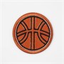 Термоаппликация кожзам «Баскетбольный мяч», 5,5см, цвет оранжевый - фото 26455