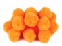 помпоны акриловые 1 см 5 гр (70-90 шт) Оранжевый без люрекса - фото 26654