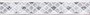 Лента жаккардовая 12мм "GAMMA" TRJ-62 1м отделочная белый/серебро - фото 27297