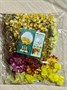 Набор сухоцветов ярко-желтая гипсофила+цветочки - фото 27500