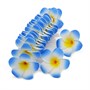 Цветы плюмерии 8см н-р 5шт, цв голубой - фото 28949