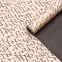 Бумага упаковочная крафт, черная-рукопись, 0,67х10м - фото 30409