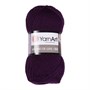 Пряжа YarnArt Merino De Luxe/50 50% шерсть/50% акрил, 100гр №10094 Слива - фото 31258