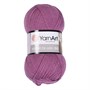 Пряжа YarnArt Merino De Luxe/50 50% шерсть/50% акрил, 100гр №3017 Бледно-пурпурный - фото 31264