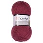 Пряжа YarnArt Merino De Luxe/50 50% шерсть/50% акрил, 100гр №570 Брусника - фото 31304