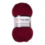 Пряжа YarnArt Merino De Luxe/50 50% шерсть/50% акрил, 100гр №3024 Тёмно-красный  117003 - фото 31305