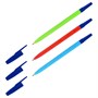 Ручка шариковая СТАММ "049" синяя, 0,7мм, неоновый микс - фото 32801