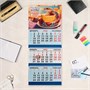 Календарь квартальный, трио "Символ года" 2025 год, 73*29см 24072