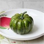 Муляж тыквы качественный 7,5*5см, цв зеленый 118089