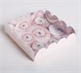 Коробка д/печенья, кондитерская упаковка с PVC крышкой, «Цветы», 13*13*3см 123888 - фото 41041