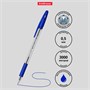 Ручка шариковая ErichKrause R-301 Classic Stick&Grip, узел 1.0мм, синяя, с резиновым держателем 125584