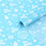 Упаковочная бумага на Новый год тишью «Мечты сбываются», 50*70см 125744